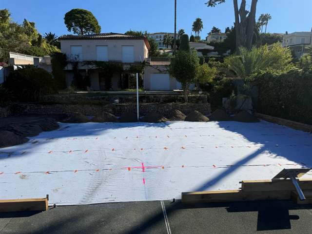 Antibes — Beach-volley & padel — avancement du chantier, photo 5 sur 11