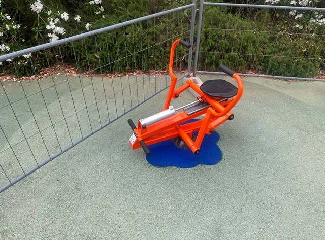 Fitness de plein air — chantier RDJ Presta