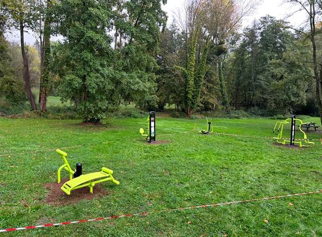 Fitness de plein air — chantier RDJ Presta