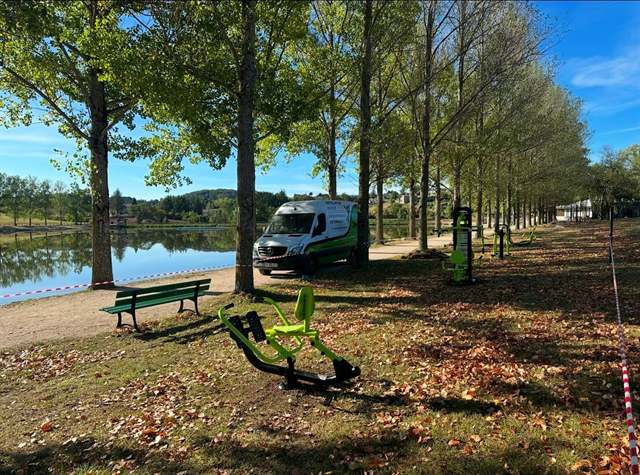 Fitness de plein air — chantier RDJ Presta