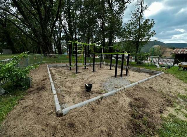 Fitness de plein air — chantier RDJ Presta